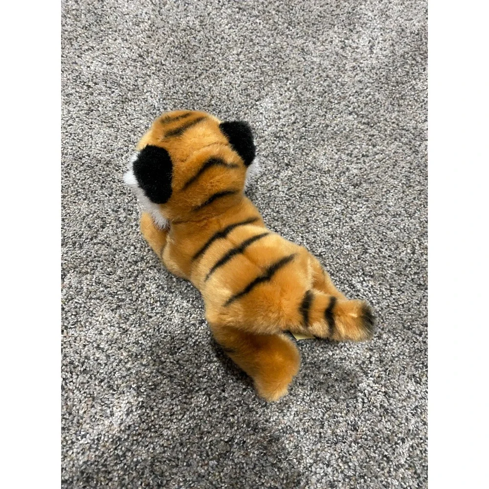 Miyoni by Aurora Tiger Cub Plush Stuffed Animal Realistic Orange Striped 8 Inch